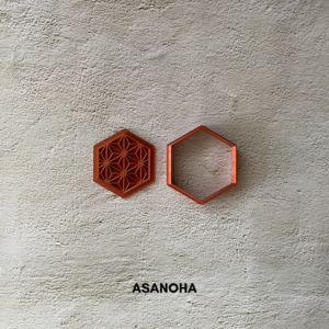 Asanoha Japanese Traditional Pattern cookie stamp and cutter